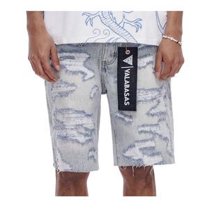Valabasas Shorts Incise Mens Blue VLBS-VSH1-1009